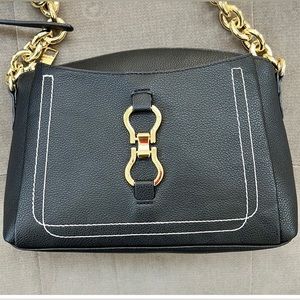 Black leather Steve Madden Purse